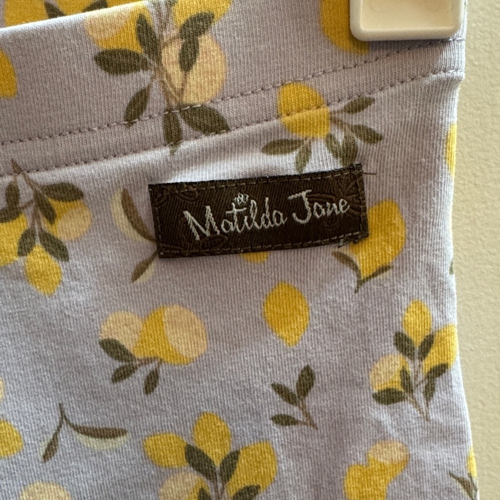 Matilda Jane Lavender and Yellow Floral Ruffle Shorts - Picture 4 of 4